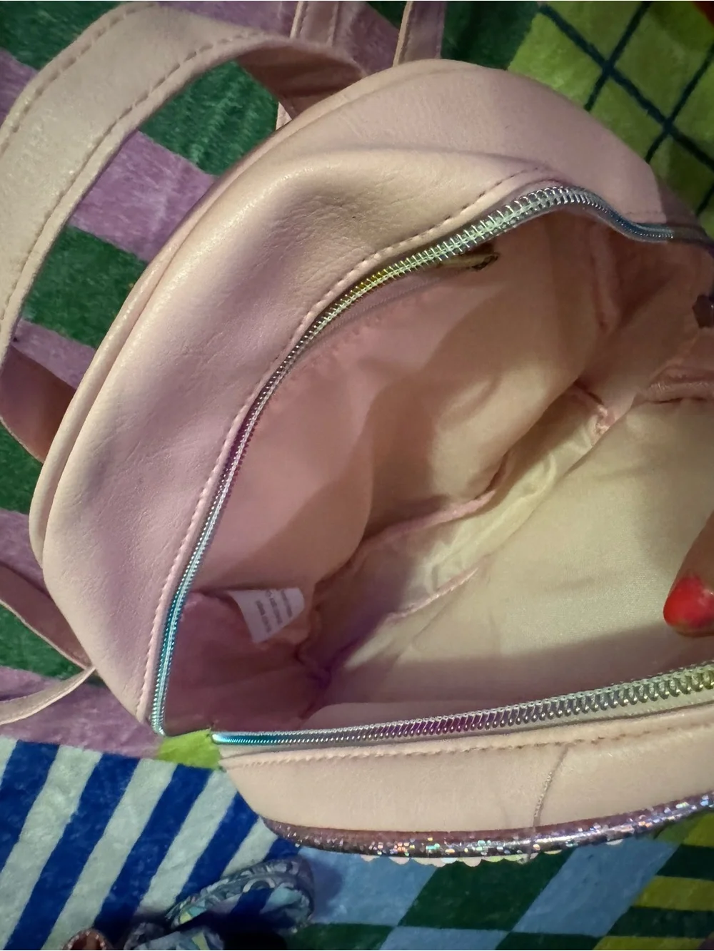 Pink Glitter Unicorn Sequin Mini Backpack